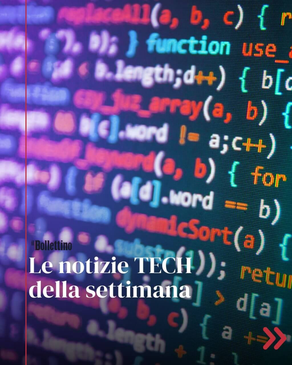 Le notizie tech della settimana